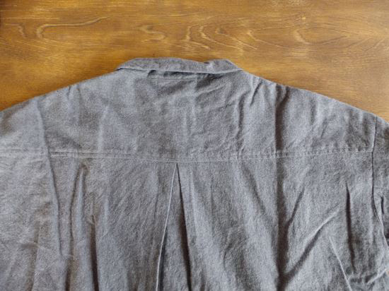 cotton flannel farm woman shirts（グレー）
