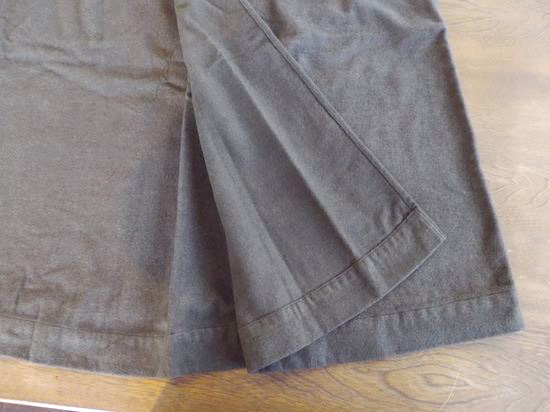 cotton flannel skirt（ブラウン）