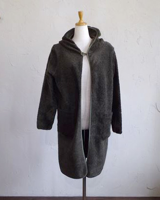 toypoodle sweat hooded coat（カーキ）